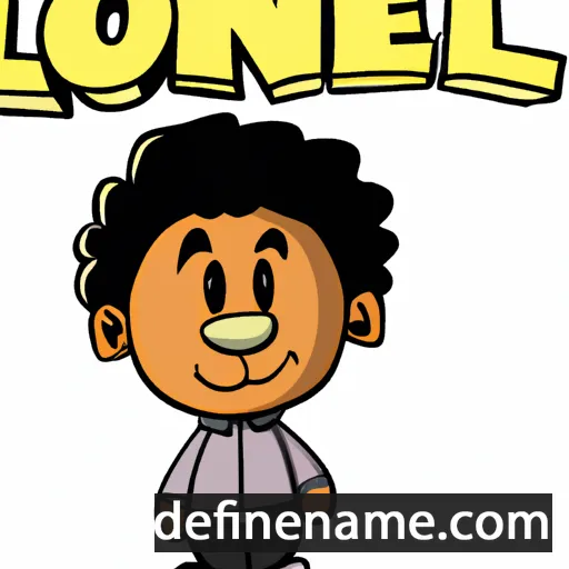 cartoon of the name Leonell