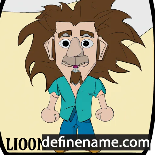 cartoon of the name Leoní