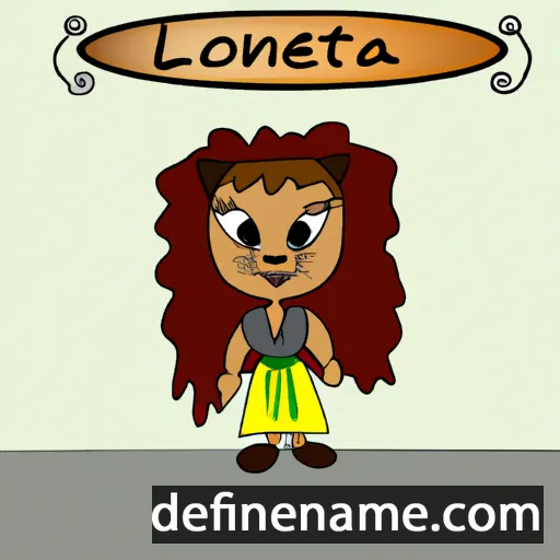 Leonita cartoon