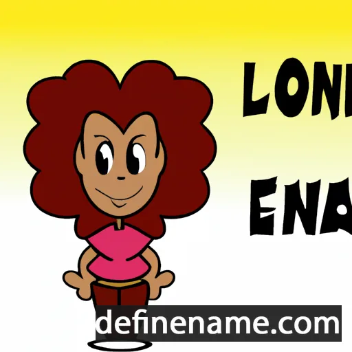 cartoon of the name Leonna