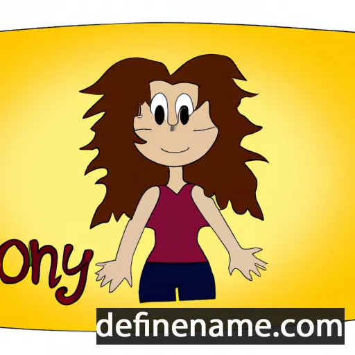 cartoon of the name Leony