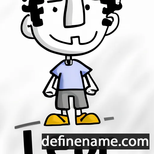 cartoon of the name Leor