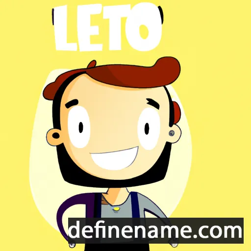 cartoon of the name Léto