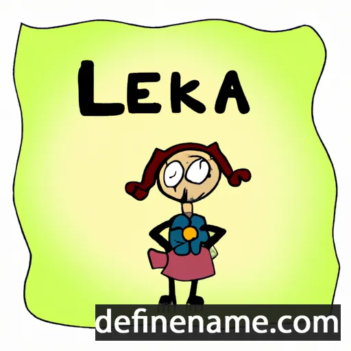 cartoon of the name Lerka