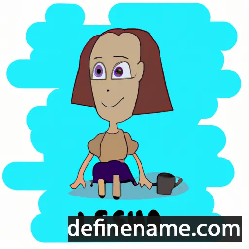 cartoon of the name Lesha