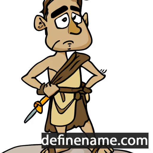 cartoon of the name Leshem