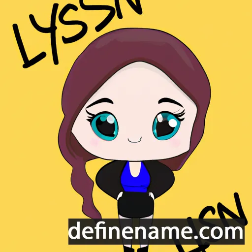 cartoon of the name Leslyn