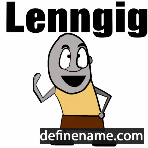 cartoon of the name Letang