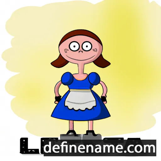 cartoon of the name Letta