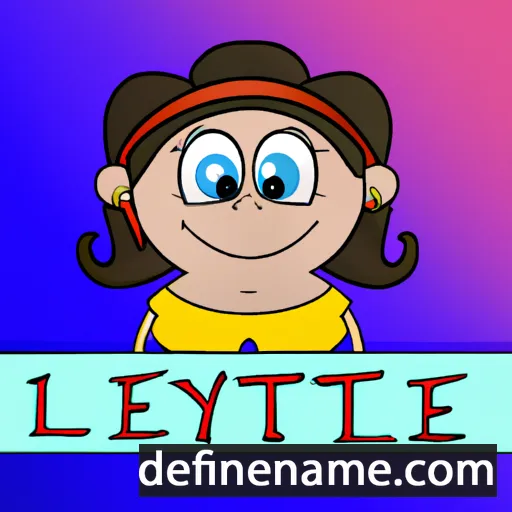 cartoon of the name Lettye