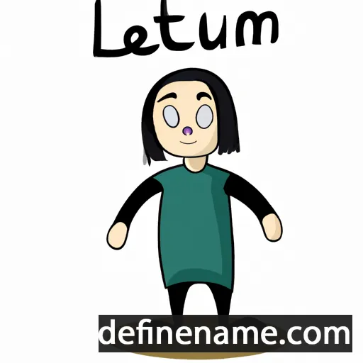 cartoon of the name Letum