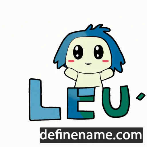 cartoon of the name Leu