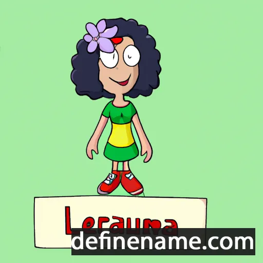 cartoon of the name Leurania