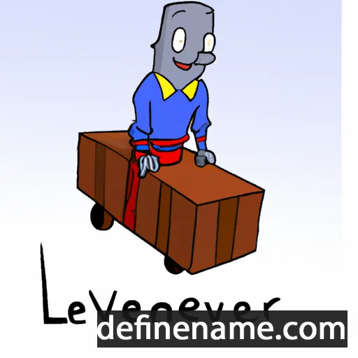 cartoon of the name Levering