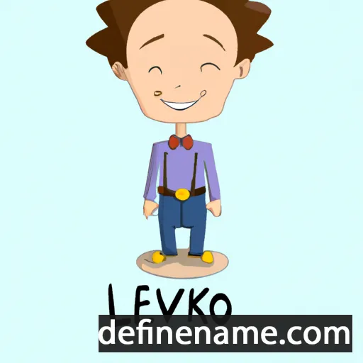 cartoon of the name Leviko