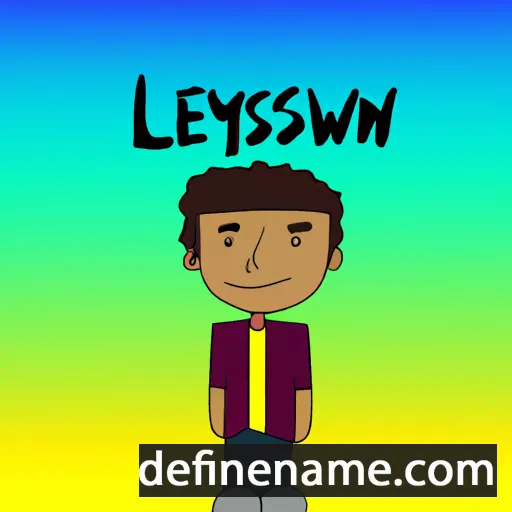 cartoon of the name Lewsyn