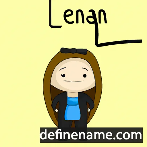 cartoon of the name Lexani