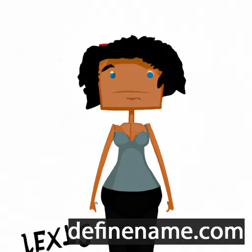 cartoon of the name Lexis