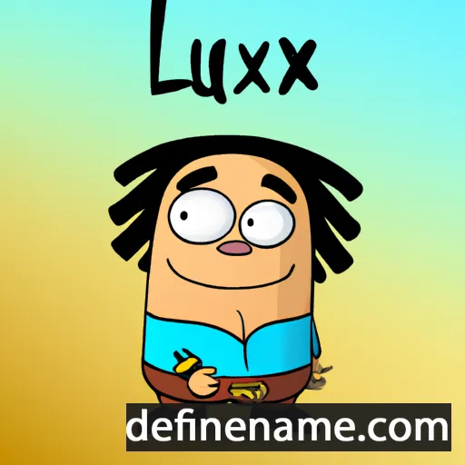 cartoon of the name Lexu