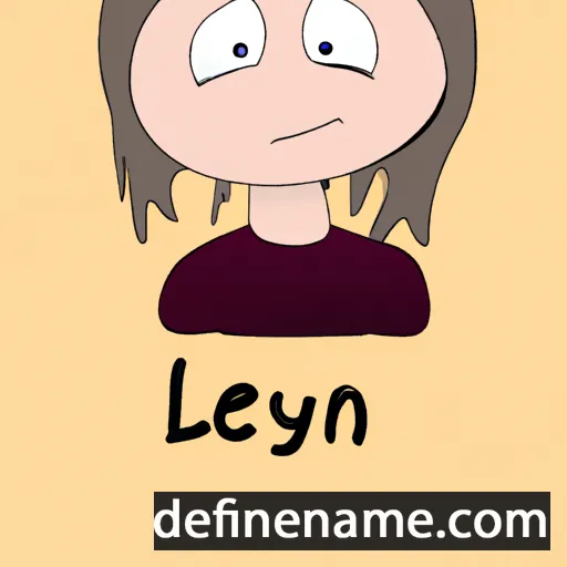 cartoon of the name Leysan