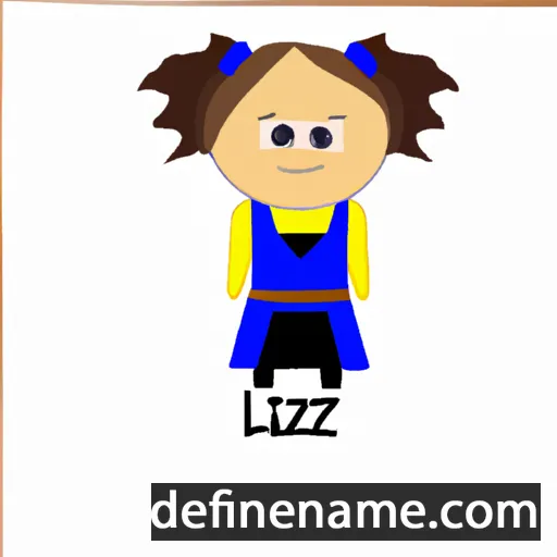 cartoon of the name Lezli