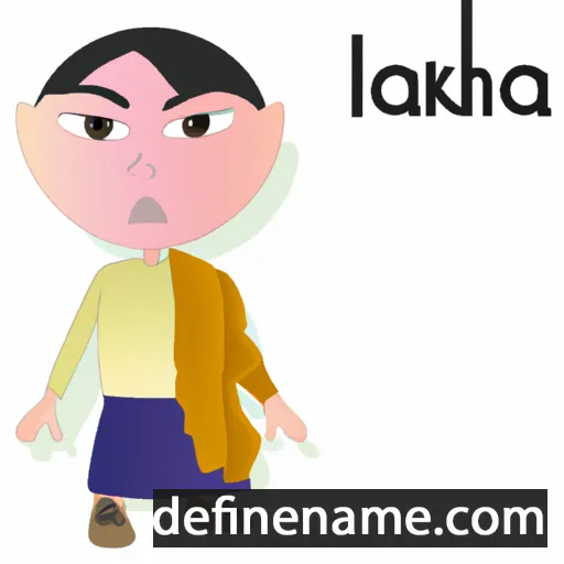 cartoon of the name Lhakpa