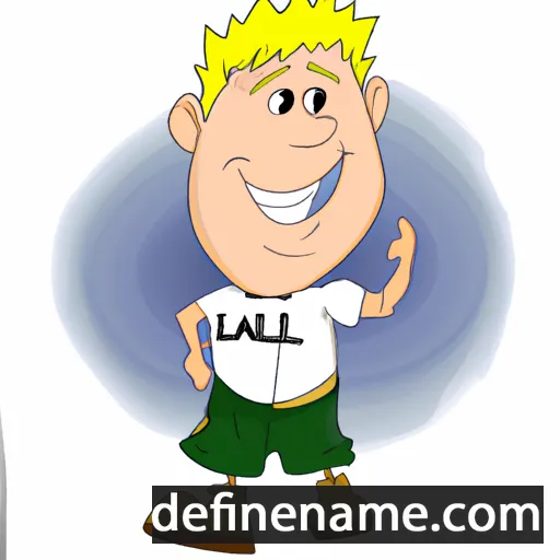 cartoon of the name Liall