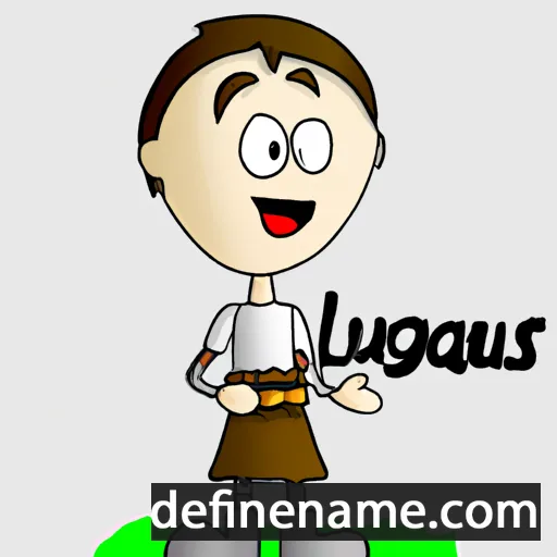 cartoon of the name Liaugedas