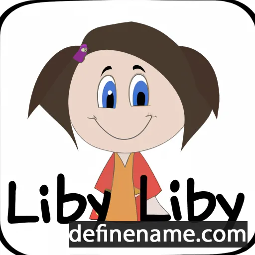 cartoon of the name Libby