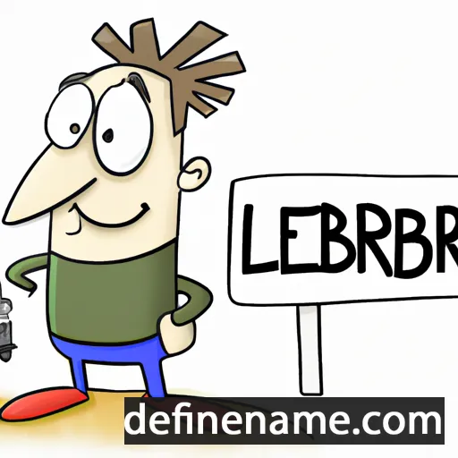 cartoon of the name Liberiusz