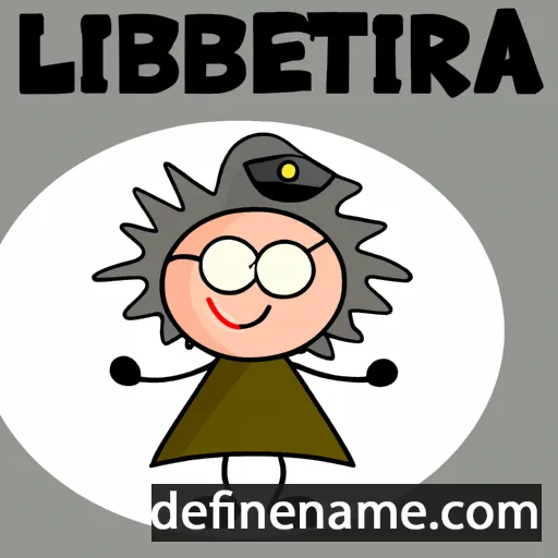 cartoon of the name Libertas