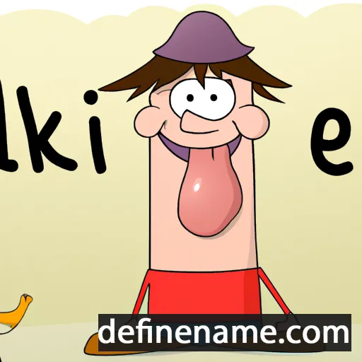 cartoon of the name Lickel