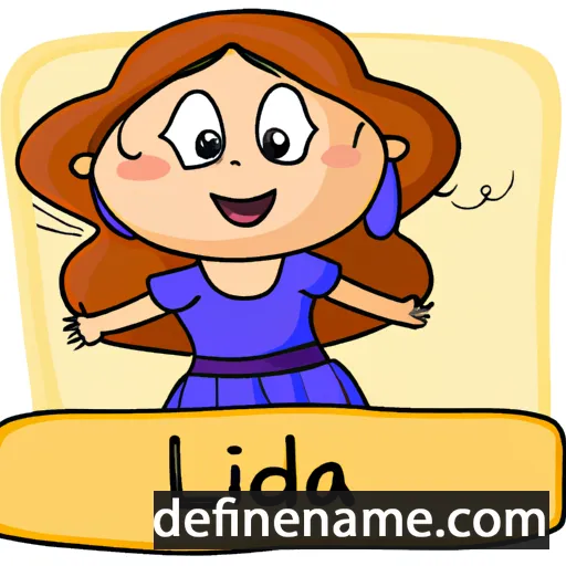 Liddia cartoon