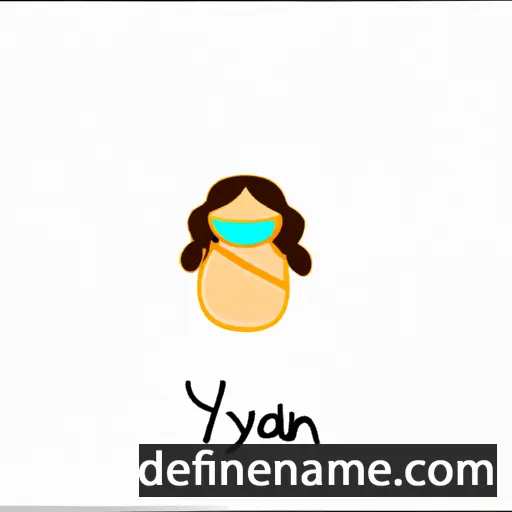 cartoon of the name Lidiyan