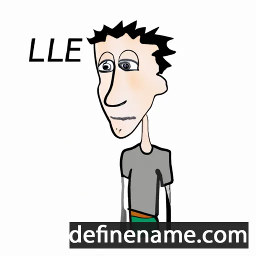 cartoon of the name Lie