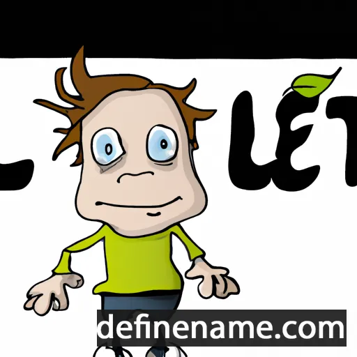 cartoon of the name Lief