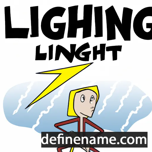 Lightning cartoon