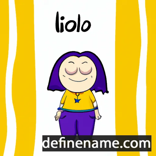 cartoon of the name Lîloz