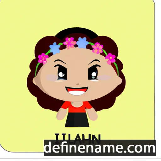 cartoon of the name Liliannah