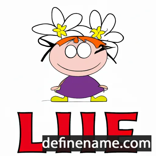 cartoon of the name Lilie