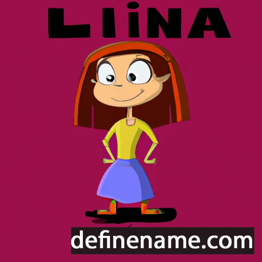 cartoon of the name Lilina