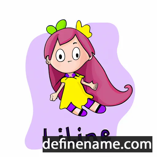 cartoon of the name Lilinoe