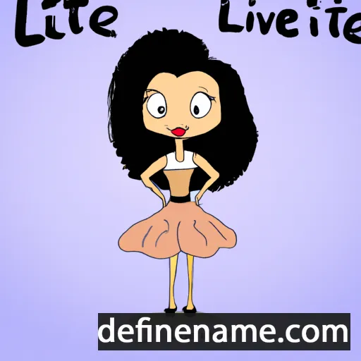 cartoon of the name Lilivette