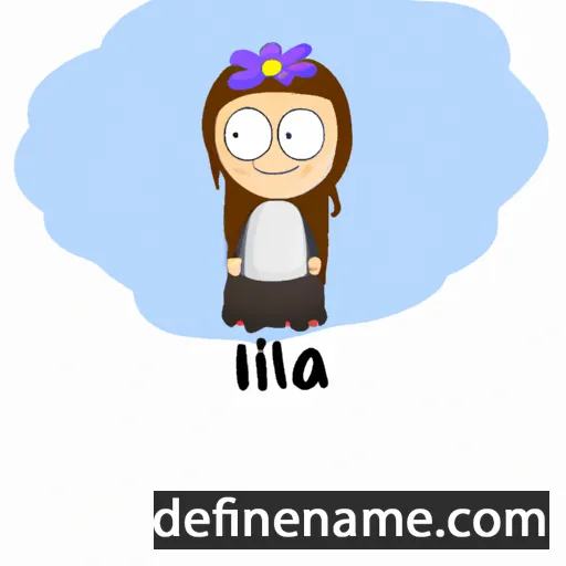 Liljá cartoon