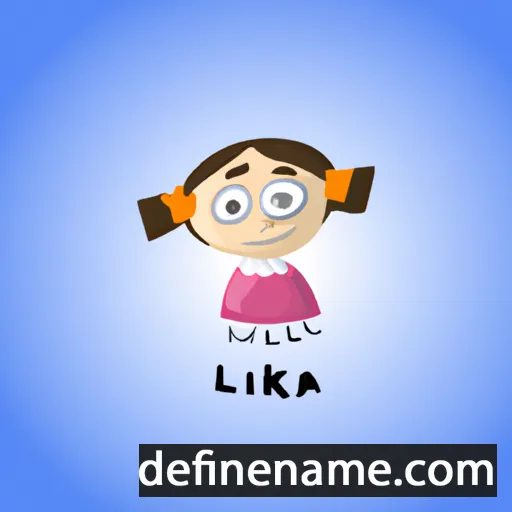 cartoon of the name Lilka