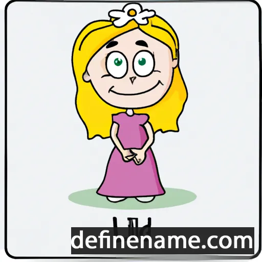 cartoon of the name Lilliand