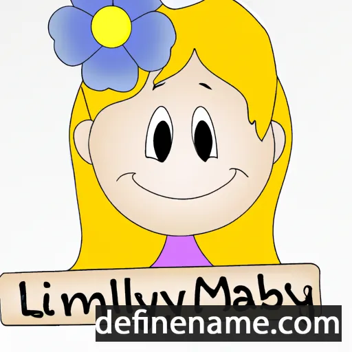 cartoon of the name Lillymay