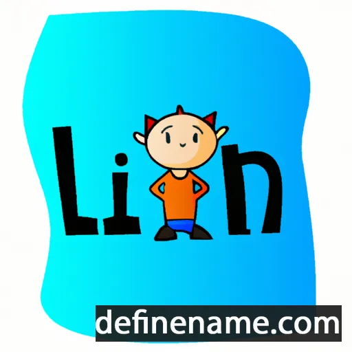 cartoon of the name Liln