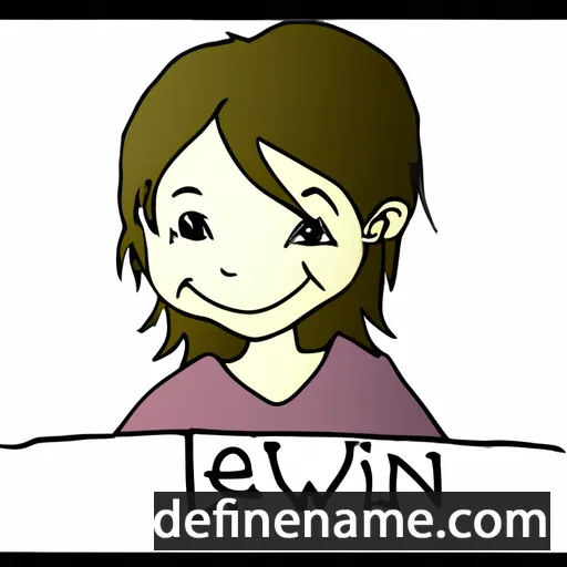 cartoon of the name Lilwen