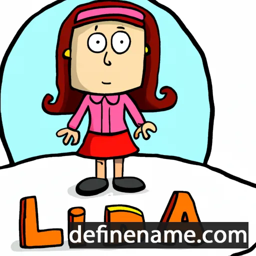 cartoon of the name Linda